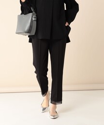 NOLLEY’S | ウォッシャブル裾オーガンジーパンツ(その他パンツ)