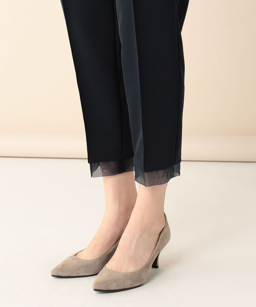 NOLLEY’S（ノーリーズ）の「ウォッシャブル裾オーガンジーパンツ（その他パンツ・レディース・ブラック/ネイビー・38/36/34）」の6枚目の写真