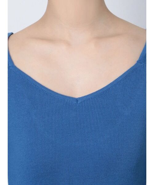 EMODA（エモダ）の「バックレースアップロングワンピース（ワンピース・レディース・ブラック/ブルー・FREE）」の20枚目の写真