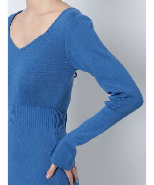 EMODA（エモダ）の「バックレースアップロングワンピース（ワンピース・レディース・ブラック/ブルー・FREE）」の21枚目の写真