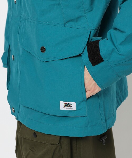 coen(コーエン)の「Chinook Sport(チヌークスポーツ)別注ナイロングログランマウンテンパーカー(マウンテンパーカー・メンズ・ダークグリーン/ブラック・S/M/L/XL)」の14枚目の写真