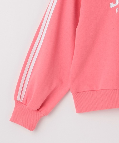 by LOVEiT（バイラビット）の「【WEB限定】袖ラインフーディ（スウェット・キッズ・グリーン/ブラック/ピンク・150cm/130cm/160cm/140cm/120cm）」の5枚目の写真