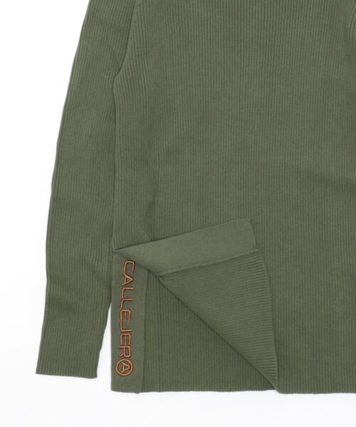 GIORDANO（ジョルダーノ）の「[ CALLEJERA ] TURTLENECK SWEATER（ニット/セーター・レディース・ブラック/カーキ・0）」の12枚目の写真