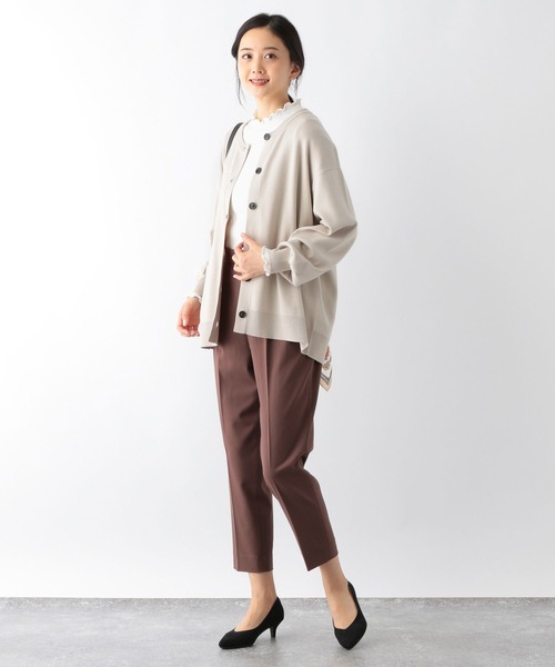 GLOBAL WORK(グローバルワーク)の「トリプルイージークルーカーディガン長袖/163497(カーディガン/ボレロ・レディース・グリーン/ブラック系その他/グレイッシュベージュ/アイボリー系/サックスブルー・MEDIUM/LARGE)」の21枚目の写真