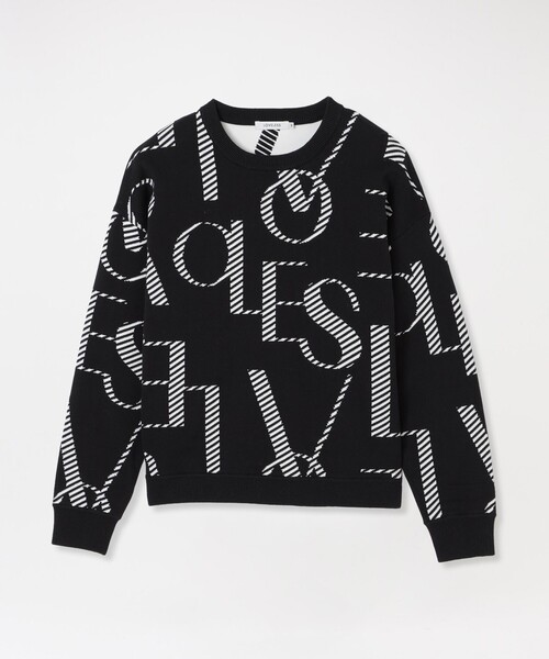 LOVELESS（ラブレス）の「シャッフルロゴニットプルオーバー（ニット/セーター・レディース・ブラック/オフホワイト/グリーン系その他5・34/36）」の2枚目の写真