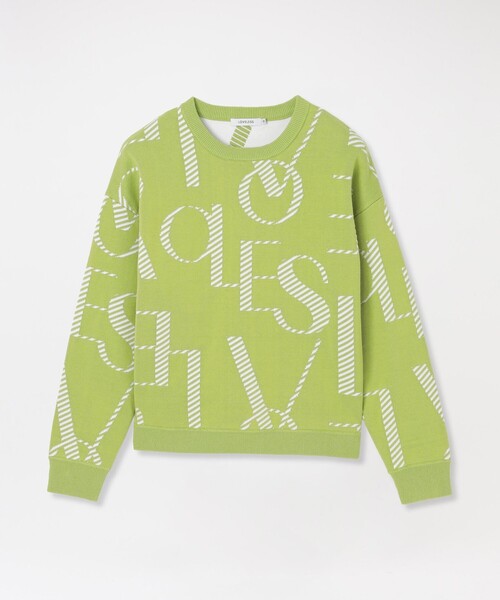 LOVELLESS ブラック34 トレーナーシャッフルロゴニットプルオーバー LOVELESS（ラブレス）の「シャッフルロゴニットプルオーバー