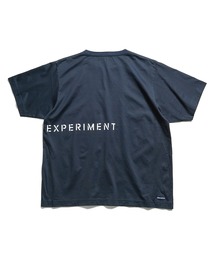 ユニフォームエクスペリメント ステンシルロゴ 長袖Tシャツ ネイビー L uniform experiment - ステンシル ロゴ ワイド Tシャツ | HBX