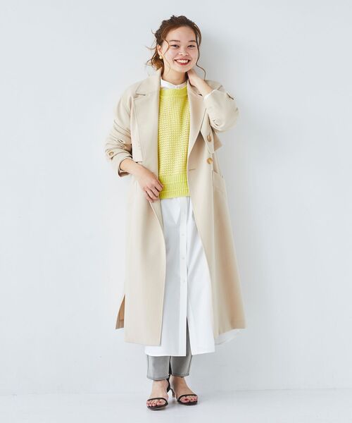 le.coeur blanc（ルクールブラン）の「2wayジレトレンチコート（トレンチコート・レディース・ライトベージュ/ベージュ・38）」の7枚目の写真
