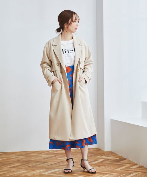 le.coeur blanc（ルクールブラン）の「2wayジレトレンチコート（トレンチコート・レディース・ライトベージュ/ベージュ・38）」の12枚目の写真