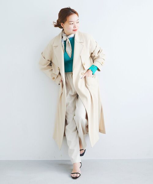 le.coeur blanc（ルクールブラン）の「2wayジレトレンチコート（トレンチコート・レディース・ライトベージュ/ベージュ・38）」の22枚目の写真