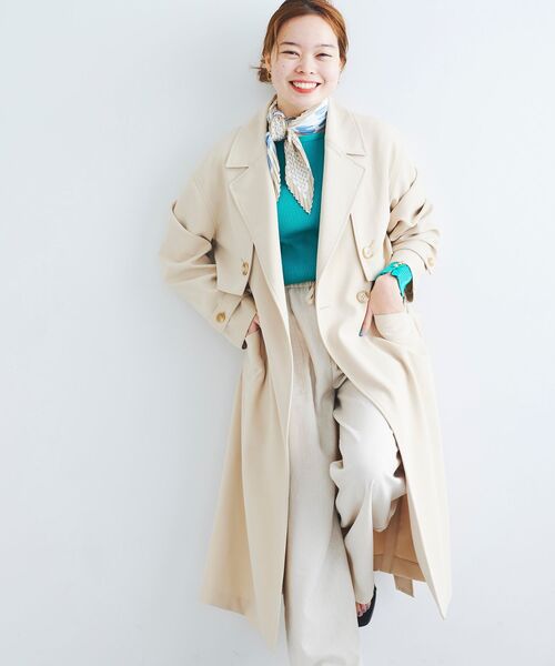 le.coeur blanc（ルクールブラン）の「2wayジレトレンチコート（トレンチコート・レディース・ライトベージュ/ベージュ・38）」の18枚目の写真