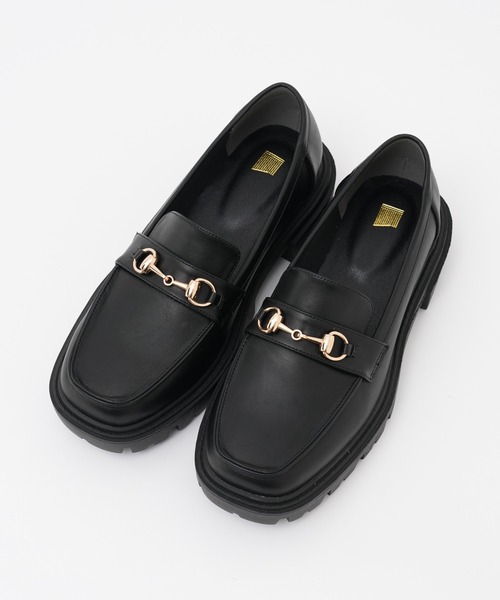 COLONY 2139（コロニートゥーワンスリーナイン）の「ビット付き厚底ローファー（ローファー・メンズ・ブラック・MEDIUM/LARGE）」の7枚目の写真