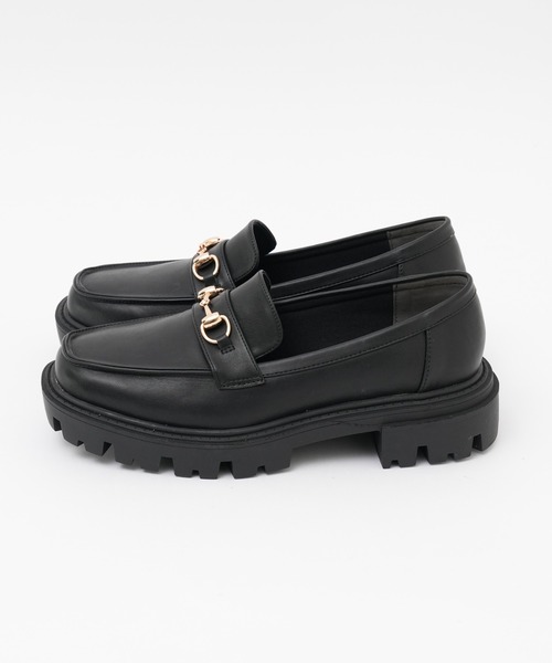 COLONY 2139（コロニートゥーワンスリーナイン）の「ビット付き厚底ローファー（ローファー・メンズ・ブラック・MEDIUM/LARGE）」の2枚目の写真