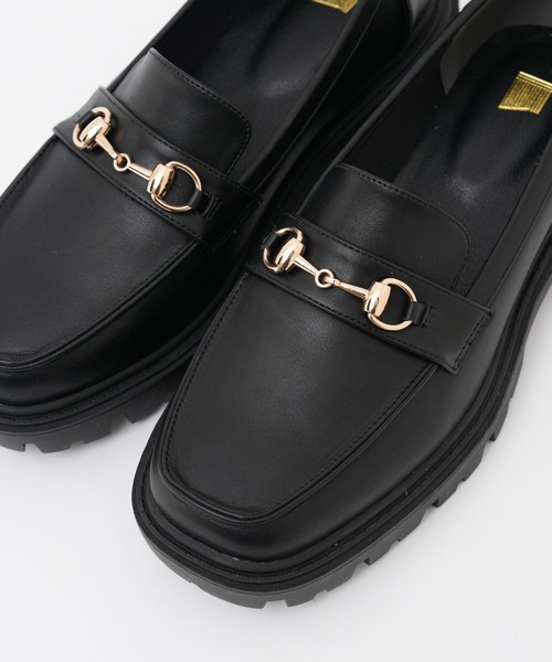 COLONY 2139（コロニートゥーワンスリーナイン）の「ビット付き厚底ローファー（ローファー・メンズ・ブラック・MEDIUM/LARGE）」の8枚目の写真