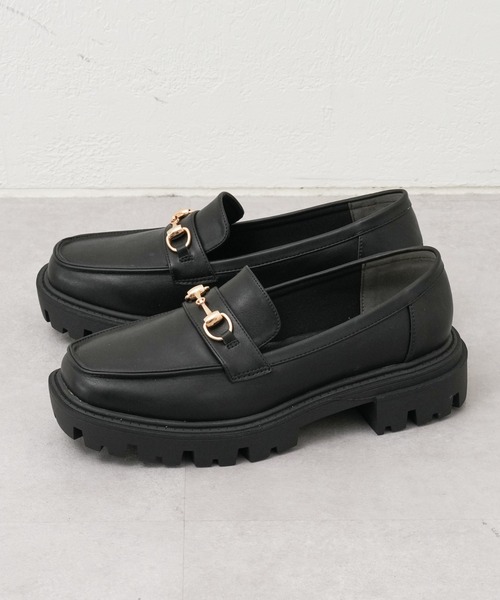 COLONY 2139（コロニートゥーワンスリーナイン）の「ビット付き厚底ローファー（ローファー・メンズ・ブラック・MEDIUM/LARGE）」の11枚目の写真