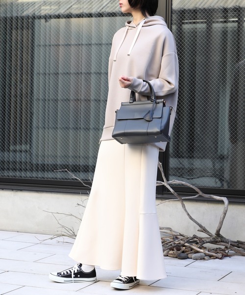 MIAN (ミアン)の「【MIAN】ダブルフラップ2wayハンドバッグ ANNABEL 2221-116-1(トートバッグ・レディース・ブラック/アイボリー/グレイッシュベージュ/ワイン/チャコールグレー/グリーン/ダークブラウン/モカ/イエロー・FREE)」の21枚目の写真