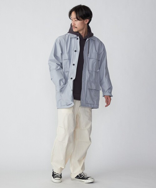 HINSON（ヒンソン）の「【WEB限定/SHIPS別注】HINSON: コットン/ナイロン BDU ジャケット（ミリタリージャケット・メンズ・オリーブ/ライトグレー/ネイビー・MEDIUM/LARGE/X-LARGE）」の18枚目の写真