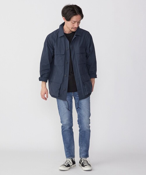 HINSON（ヒンソン）の「【WEB限定/SHIPS別注】HINSON: コットン/ナイロン BDU ジャケット（ミリタリージャケット・メンズ・オリーブ/ライトグレー/ネイビー・MEDIUM/LARGE/X-LARGE）」の21枚目の写真