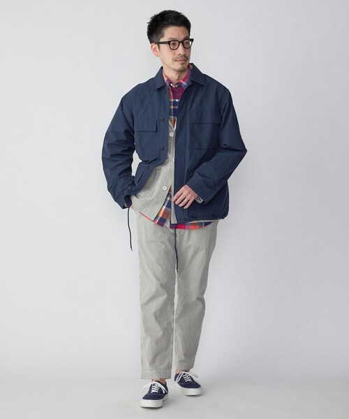 HINSON（ヒンソン）の「【WEB限定/SHIPS別注】HINSON: コットン/ナイロン BDU ジャケット（ミリタリージャケット・メンズ・オリーブ/ライトグレー/ネイビー・MEDIUM/LARGE/X-LARGE）」の22枚目の写真