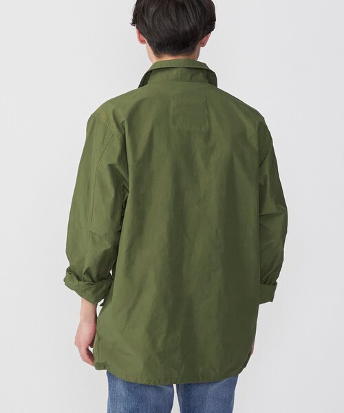 HINSON（ヒンソン）の「【WEB限定/SHIPS別注】HINSON: コットン/ナイロン BDU ジャケット（ミリタリージャケット・メンズ・オリーブ/ライトグレー/ネイビー・MEDIUM/LARGE/X-LARGE）」の8枚目の写真