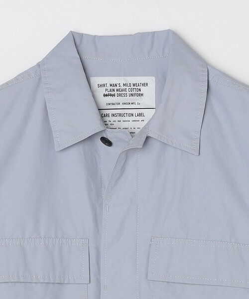 HINSON（ヒンソン）の「【WEB限定/SHIPS別注】HINSON: コットン/ナイロン BDU ジャケット（ミリタリージャケット・メンズ・オリーブ/ライトグレー/ネイビー・MEDIUM/LARGE/X-LARGE）」の13枚目の写真