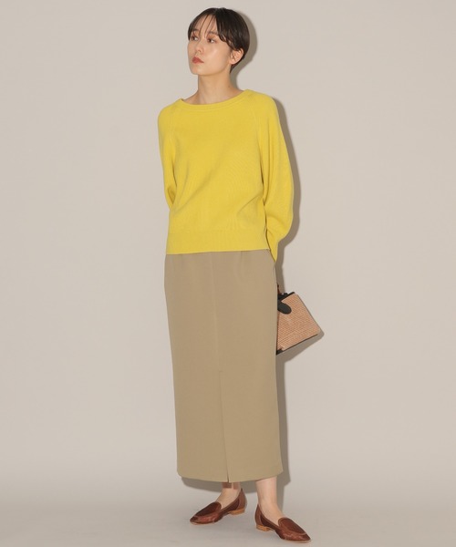 BARNYARDSTORM(バンヤードストーム)の「BARNYARDSTORM / バックZIPタイトスカート(スカート・レディース・ブラック/ベージュ・1/0)」の9枚目の写真