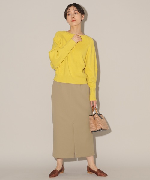 BARNYARDSTORM(バンヤードストーム)の「BARNYARDSTORM / バックZIPタイトスカート(スカート・レディース・ブラック/ベージュ・1/0)」の11枚目の写真