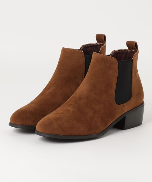 LibertyDoll（リバティードール）の「Liberty Doll / 美シルエットサイドゴアブーツ（ブーツ・レディース・ダークブラウン/ネイビー/ブラック/ブラック系その他/ブラウン系その他/ベージュ・SS/M/L/3L/S）」の5枚目の写真