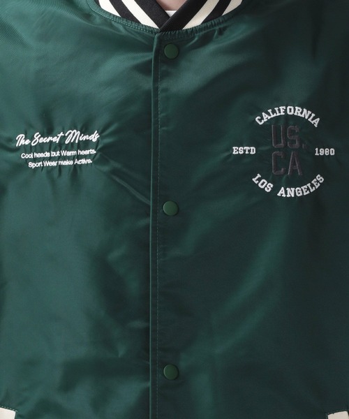 RAGEBLUE(レイジブルー)の「袖切り替え/バックデザインスタジャン(スタジャン・メンズ・ブラック/グリーン系その他・MEDIUM/LARGE)」の20枚目の写真