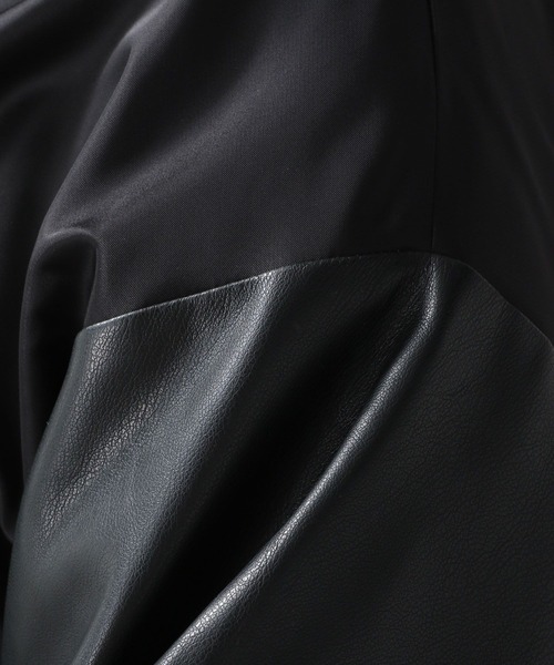 RAGEBLUE(レイジブルー)の「袖切り替え/バックデザインスタジャン(スタジャン・メンズ・ブラック/グリーン系その他・MEDIUM/LARGE)」の6枚目の写真