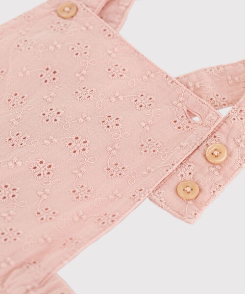 【セール】ポプリンショートサロペット（サロペット/オーバーオール）｜PETIT BATEAU（プチバトー）