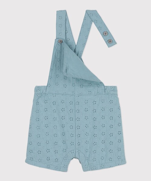 【セール】ポプリンショートサロペット（サロペット/オーバーオール）｜PETIT BATEAU（プチバトー）