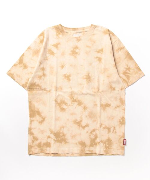 COLEMAN(コールマン)の「Coleman【コールマン】ユニセックス タイダイ柄クルーネックTシャツ(Tシャツ/カットソー・レディース・カーキ/ベージュ/グレー・L/S/M/LL)」の2枚目の写真