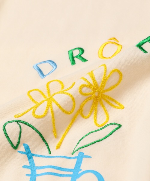Drole De Monsieur(ドロール ド ムッシュ)の「Le T-Shirt Pot de Fleurs(Tシャツ/カットソー・メンズ・ネイビー/クリーム・M/L)」の4枚目の写真