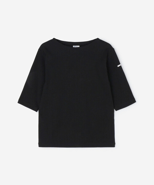 ORCIVAL(オーシバル)の「ORCIVAL | ボートネック5分袖リブTシャツ WOMEN(Tシャツ/カットソー・レディース・ブラック/オフホワイト/アイボリー/ネイビー・1/2)」の16枚目の写真