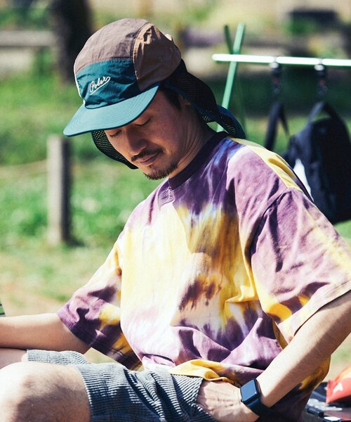 JOURNAL STANDARD relume（ジャーナルスタンダード　レリューム）の「タイダイ CREW NECK Tシャツ（Tシャツ/カットソー・メンズ・ブラック/ピンク/グリーン/ネイビー/レッド/パープル・MEDIUM/LARGE）」の22枚目の写真