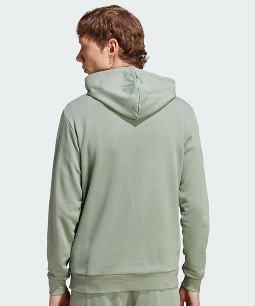 adidas(アディダス)の「エッセンシャルズ+ Made with Hemp パーカー / アディダスオリジナルス adidas Originals(パーカー・メンズ・グリーン/ブラック・3XL/X-LARGE/SMALL/MEDIUM/X-SMALL/XX-LARGE/LARGE)」の6枚目の写真