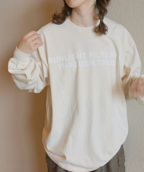ジャーナルスタンダードラックス プリント　ロンT長袖 限定 カットソー SUNDAY プリントロンT（Tシャツ／カットソー）｜journal