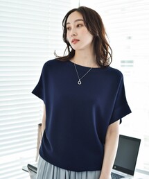 【大人気のベストセラーアイテム!/洗える】前後2WAY レーヨンストレッチニット