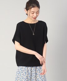 【大人気のベストセラーアイテム!/洗える】前後2WAY レーヨンストレッチニット