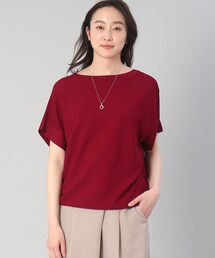 【大人気のベストセラーアイテム!/洗える】前後2WAY レーヨンストレッチニット