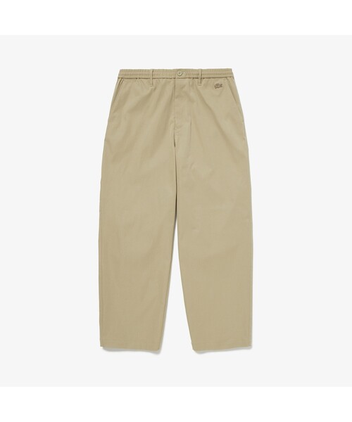 LACOSTE(ラコステ)の「ギガタルイージーワイドパンツ(チノパンツ・メンズ・ベージュ/オフホワイト/ブラック・42/46/38)」の7枚目の写真