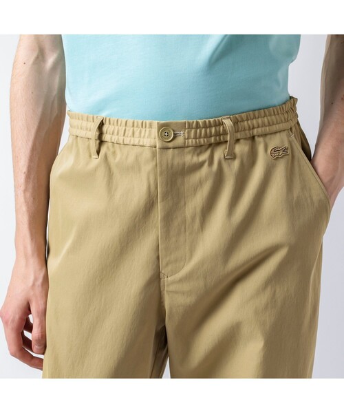 LACOSTE(ラコステ)の「ギガタルイージーワイドパンツ(チノパンツ・メンズ・ベージュ/オフホワイト/ブラック・42/46/38)」の9枚目の写真