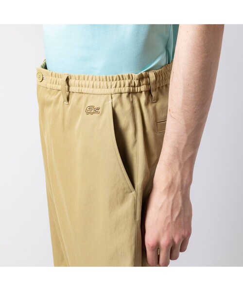 LACOSTE(ラコステ)の「ギガタルイージーワイドパンツ(チノパンツ・メンズ・ベージュ/オフホワイト/ブラック・42/46/38)」の11枚目の写真