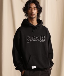 schott | Schott/ショット/HOODED SWEAT SHENEEL LOGO /シニールロゴ パーカー(パーカー)