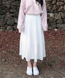 シフォンプリーツスカート