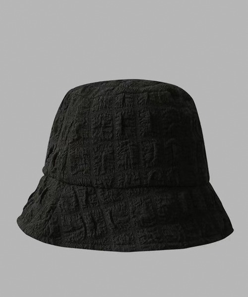 CORNERS（コーナーズ）の「ポコポコバケットハット（ハット・レディース・アイボリー/ブラック・FREE）」の5枚目の写真