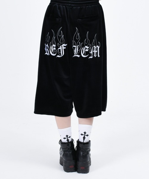 REFLEM（レフレム）の「『REFLEM/レフレム』ベロアハーフパンツ