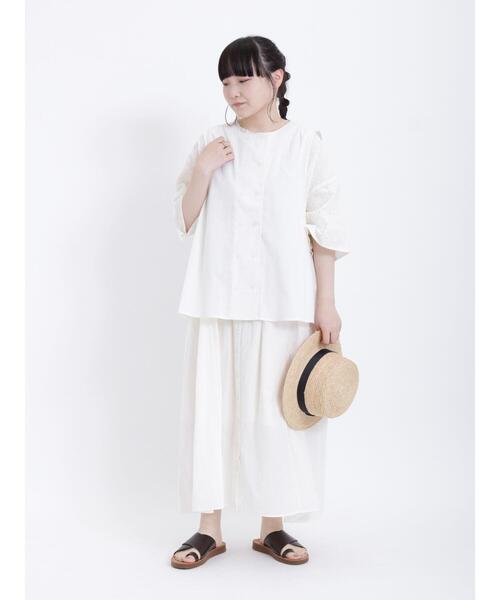 Samansa Mos2(サマンサ モスモス)の「シェフ釦ベスト(ベスト・レディース・モカ/キナリ/チャコールグレー・F)」の7枚目の写真