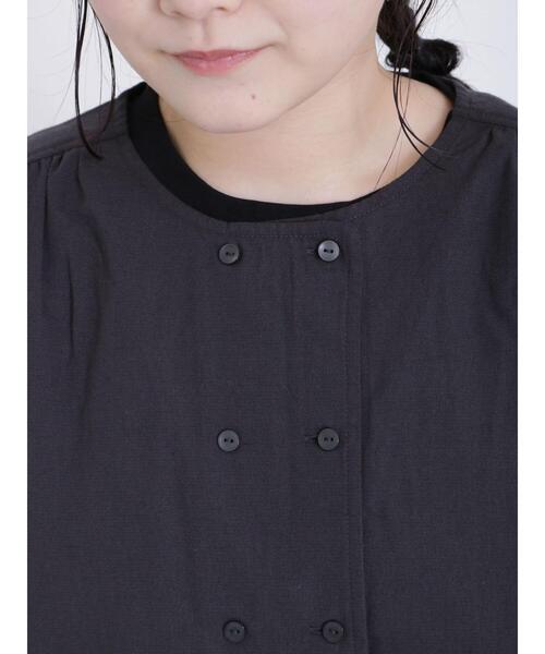 Samansa Mos2(サマンサ モスモス)の「シェフ釦ベスト(ベスト・レディース・モカ/キナリ/チャコールグレー・F)」の18枚目の写真